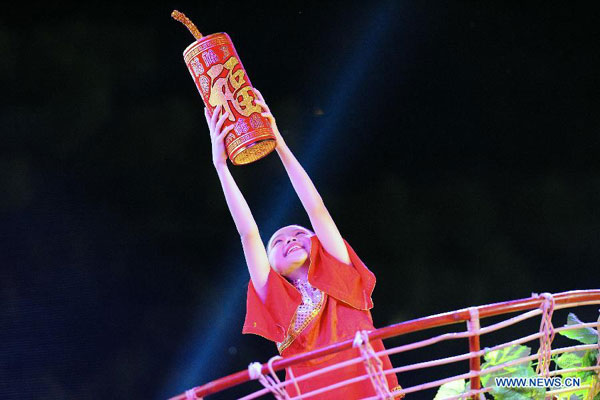 Singapore's Chinatown holds light up ceremony for Lunar New Year