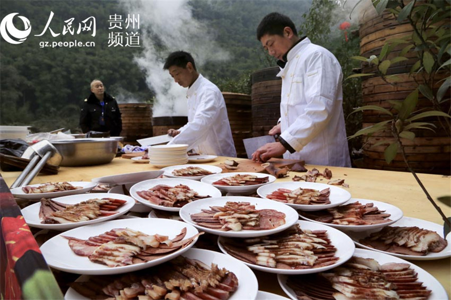 'Long Street Banquet' in Datong ancient town