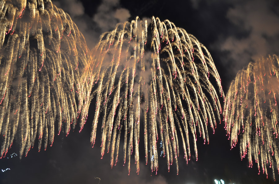 Spring Festival fireworks in New York City