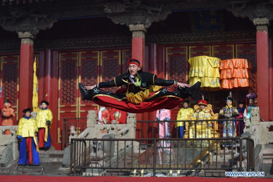 Court play staged in Shenyang Palace Museum