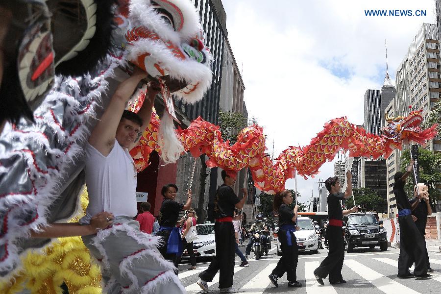 Spring Festival celebrated in Sao Paulo