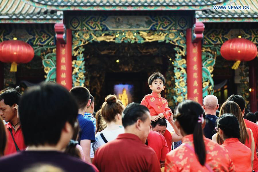 Spring Festival celebrated in Bangkok's Chinatown