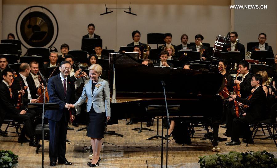 Chinese-Russian youth symphony orchestra held in Moscow