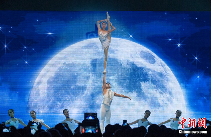 Chinese acrobatics amazes Milan Expo 2015