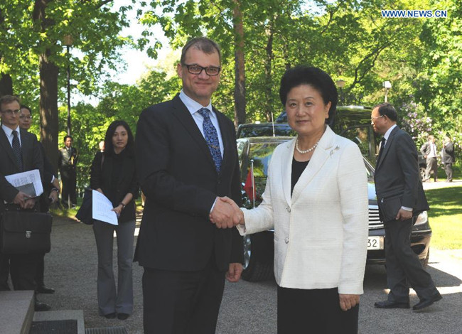 China and Finland to set up mutual culture centers