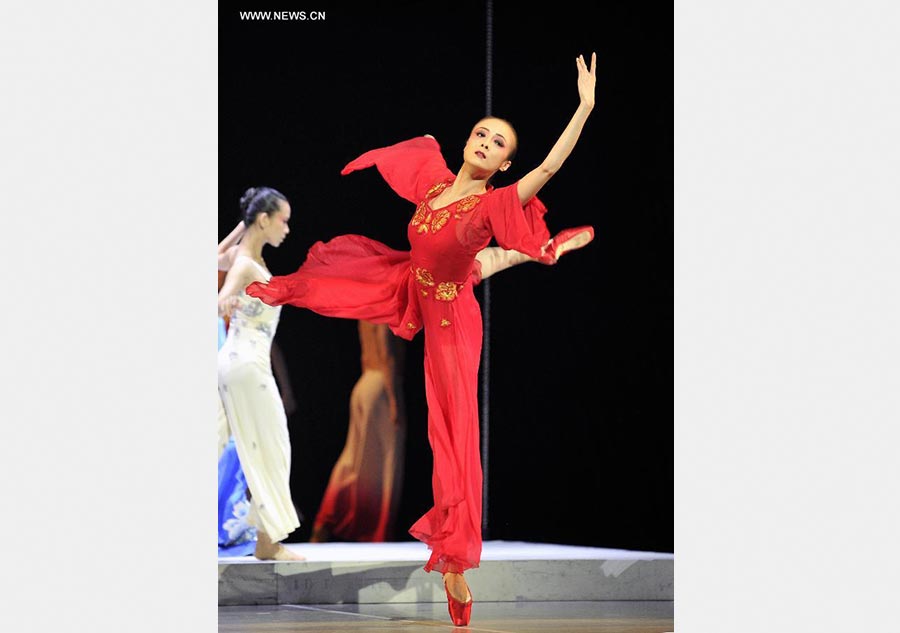 Chinese ballet performers dance at Lincoln Center in NY