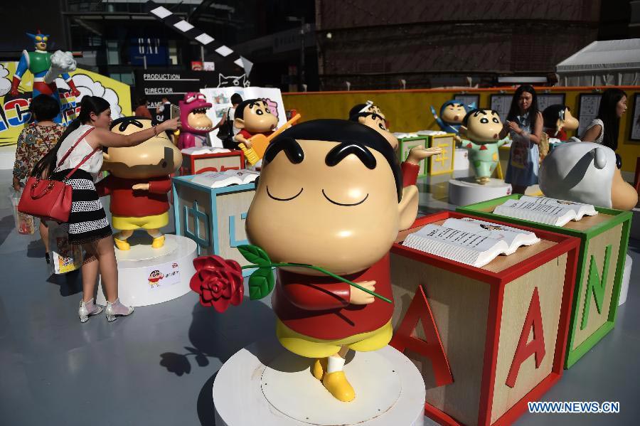 Crayon Shin-chan Cartoon exhibition held in NE China