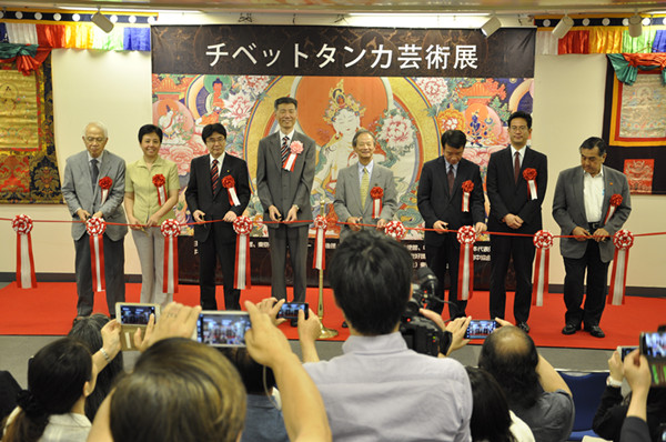 Thangka art exhibition opens in Tokyo