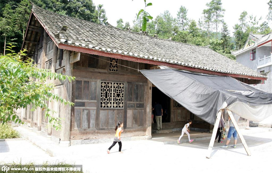 House made of rare timber discovered in C China