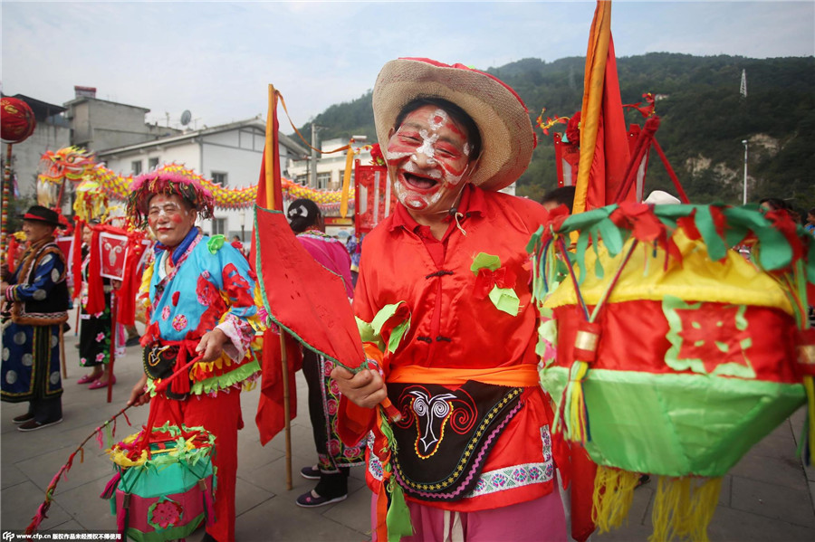 Thousands celebrate 4,142 birthday of Yu the Great in SW China