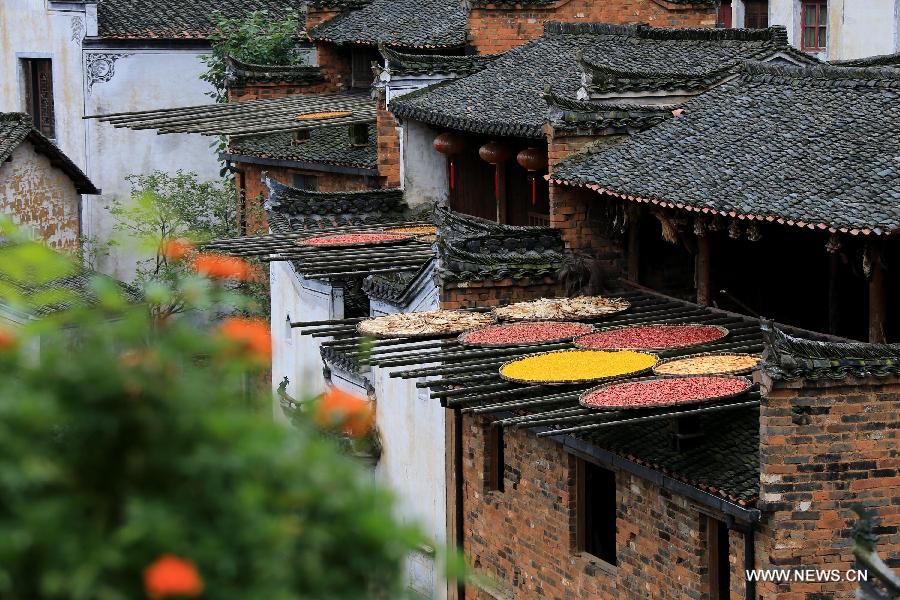 Crop drying during raining season in Eastern China 