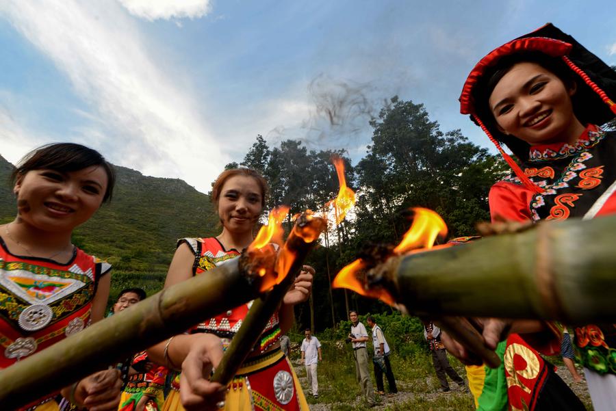 Torch Festival kicks off in China's Guangxi