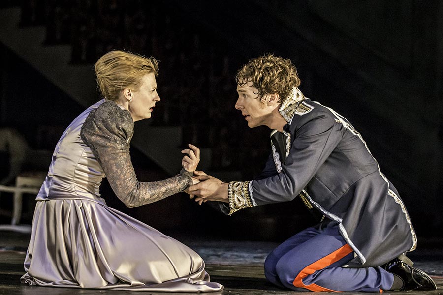 Benedict Cumberbatch performs in <EM>Hamlet</EM>