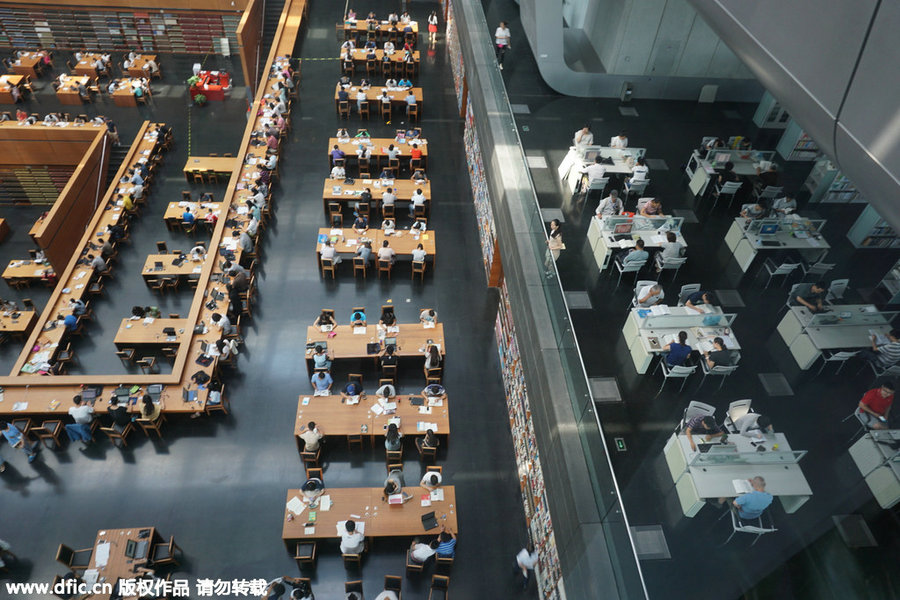 National library sees numbers increase as temperature rises