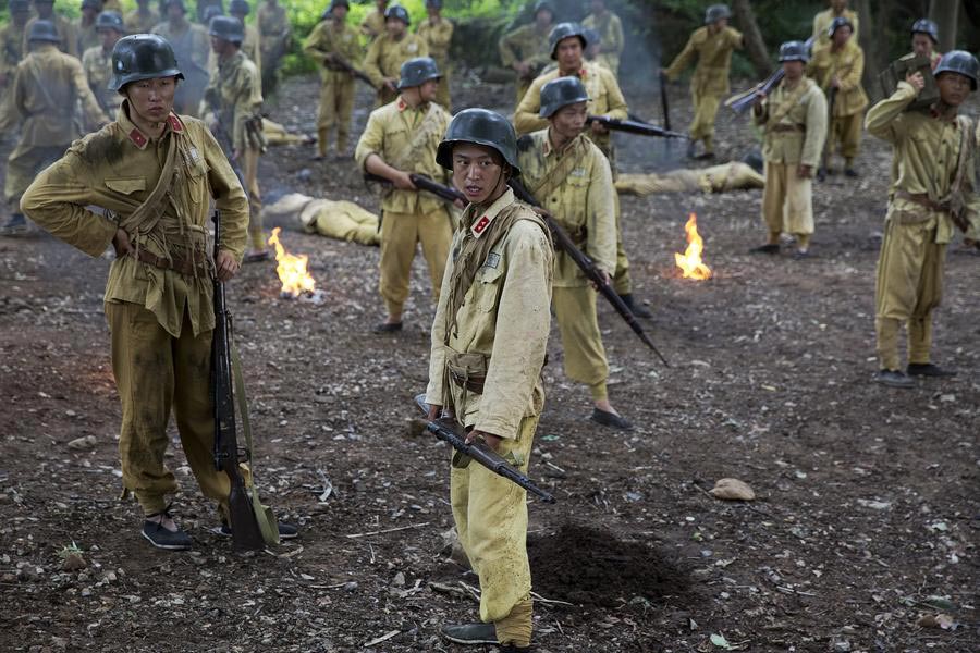 Behind the scenes of a Chinese war drama