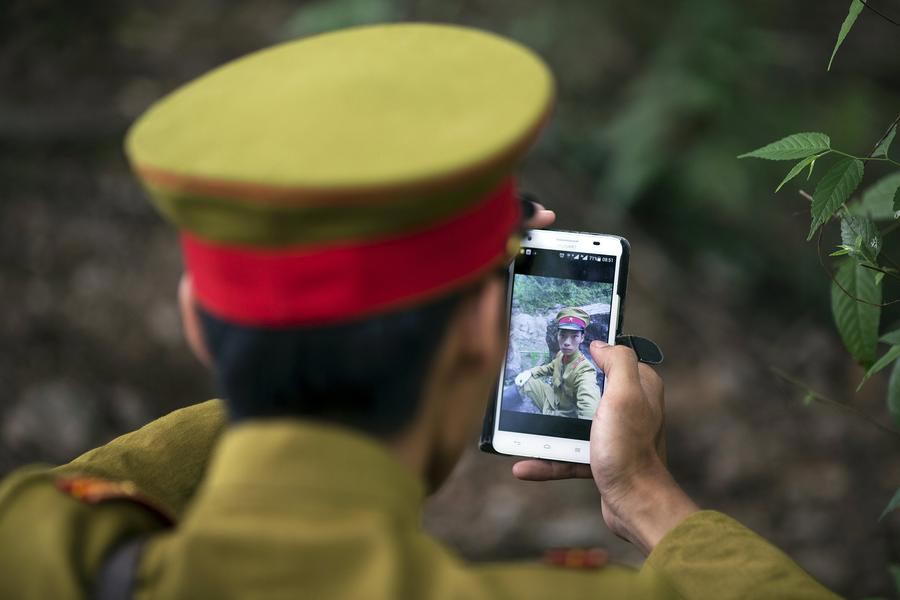 Behind the scenes of a Chinese war drama