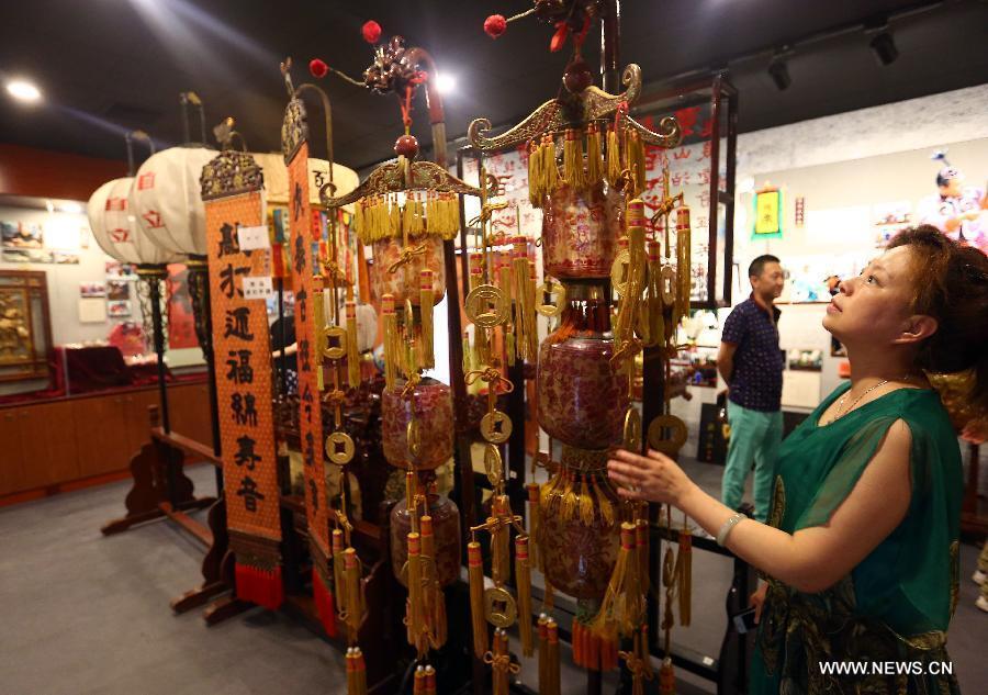 Exhibition hall of intangible cultural heritage kicks off in N China