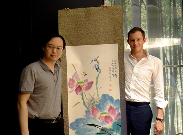 Artist Huang Yue's works collected by Rothschild family