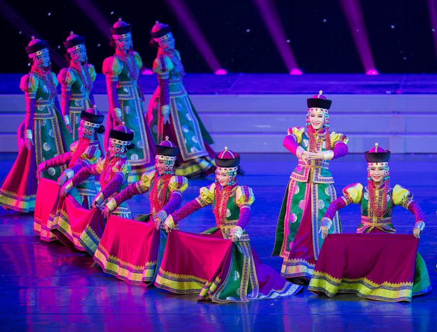 The fourth Mongolian Dance Competition kicks off in Huhhot