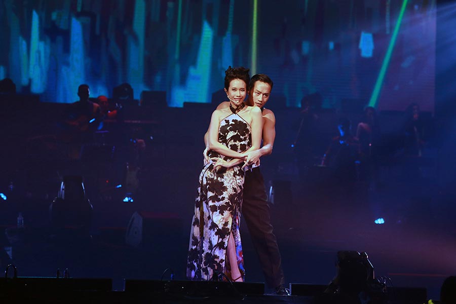 Karen Mok performs in Taipei