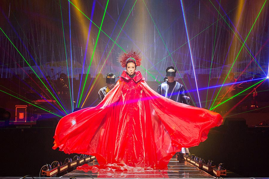 Karen Mok performs in Taipei