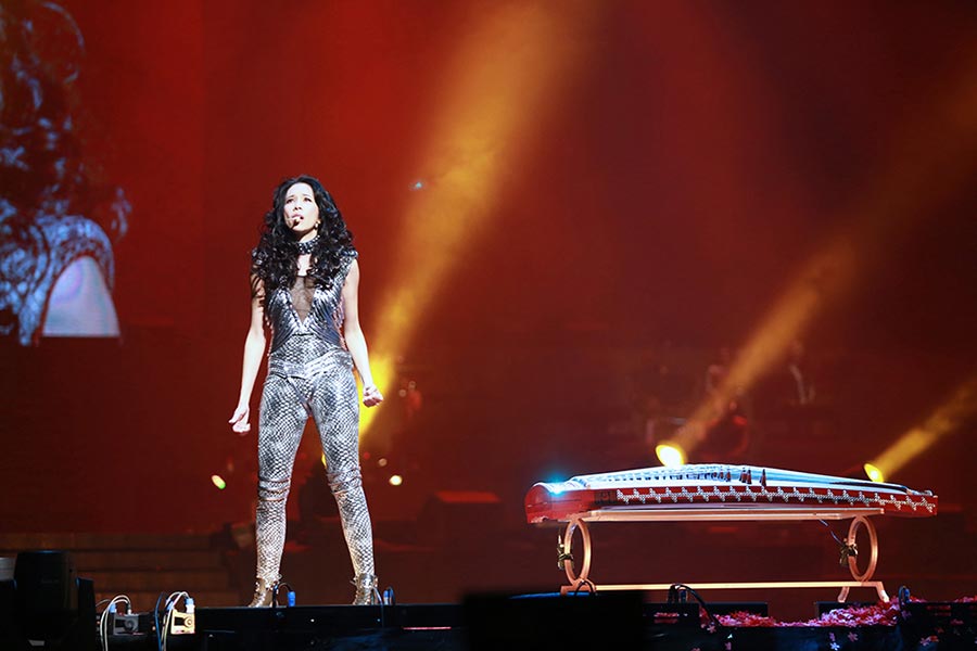 Karen Mok performs in Taipei