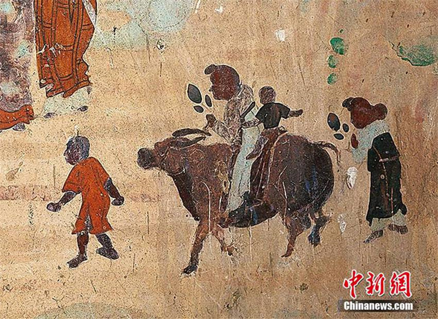 Double Ninth Festival presented in Dunhuang frescoes