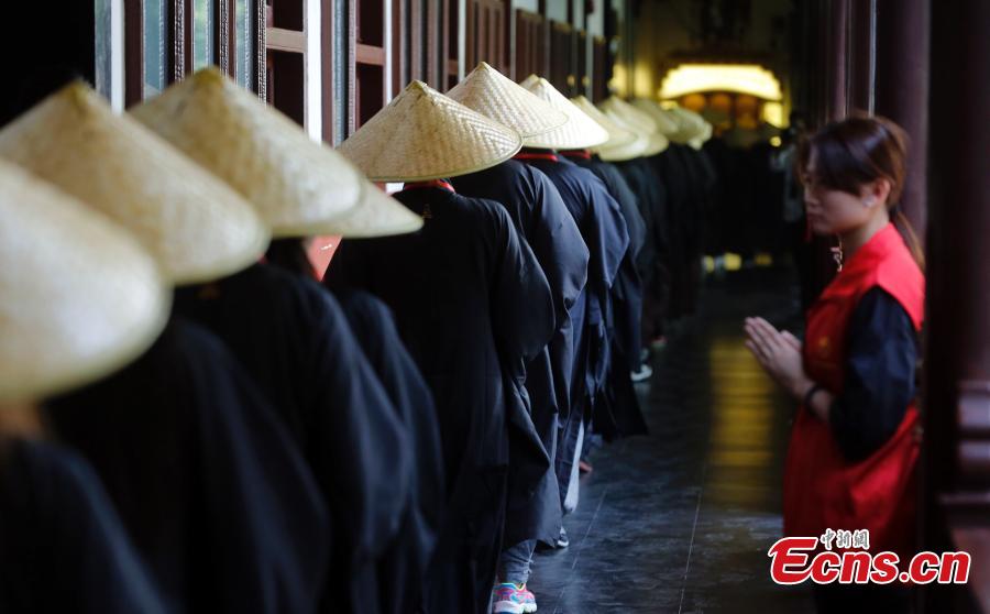 Buddhist devotees go in search of spiritual balance on retreat