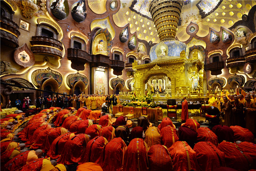 Buddha's relic enshrined at Nanjing temple