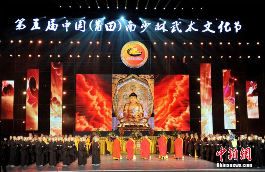 Kung Fu masters gather at Shaolin martial arts festival