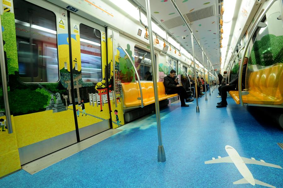 Subway train in Shenyang brings back historic memories