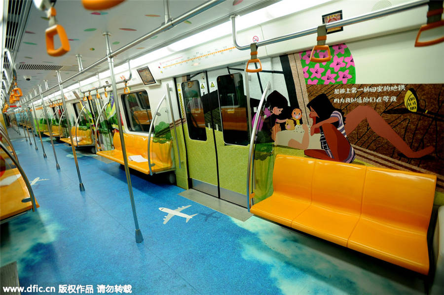 Subway train in Shenyang brings back historic memories