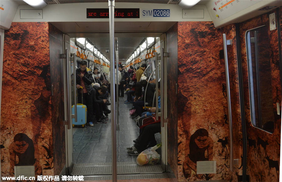 Subway train in Shenyang brings back historic memories