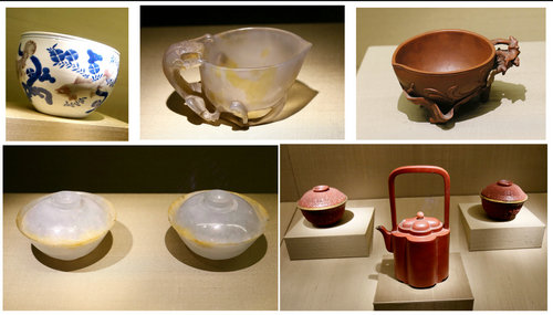 Elegant Chinese ancient tea sets