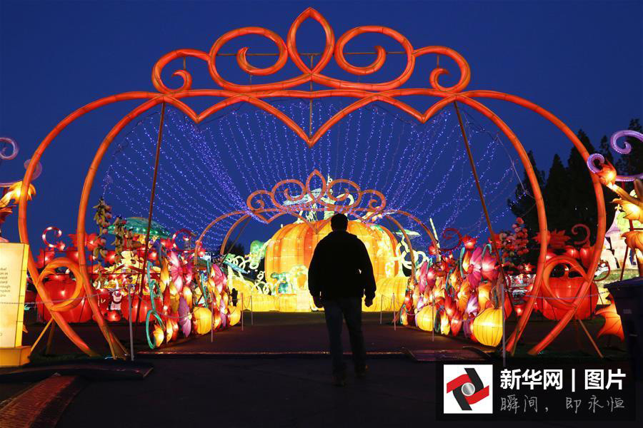 Chinese lantern show wows California