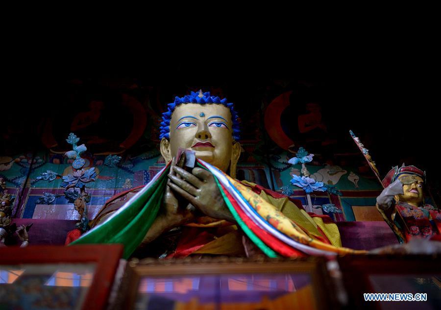 Ancient Cagar Monastery in Tibet