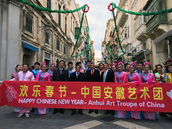 Performances staged in Malta to mark Chinese Lunar New Year