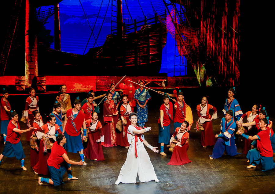 Dance drama 'The Silk Road on the Sea' performed in Brussels