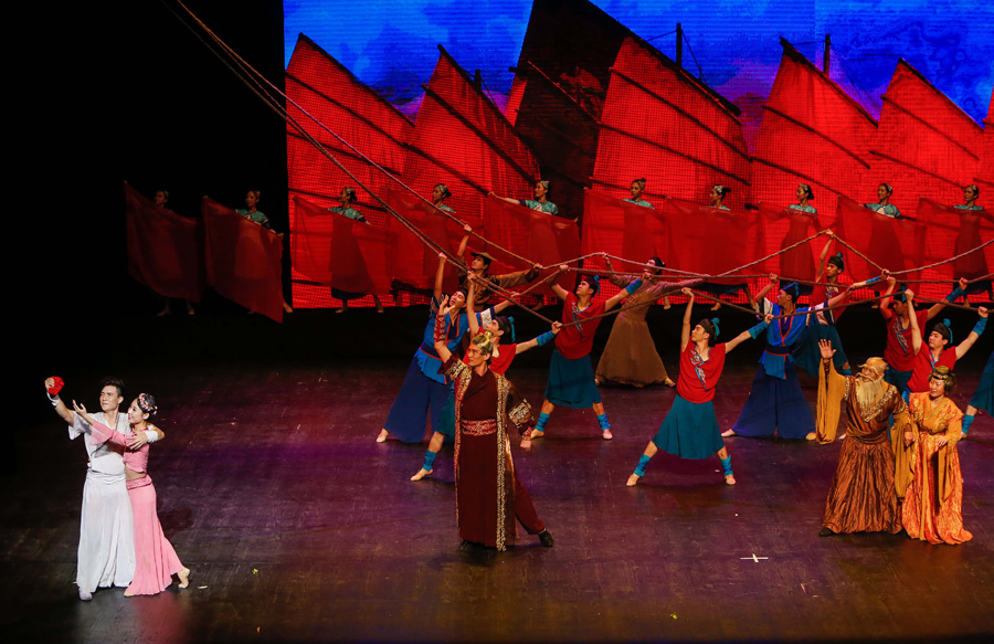 Dance drama 'The Silk Road on the Sea' performed in Brussels