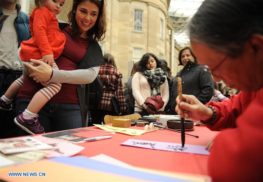 People attend Family Day to celebrate Chinese New Year in Washington