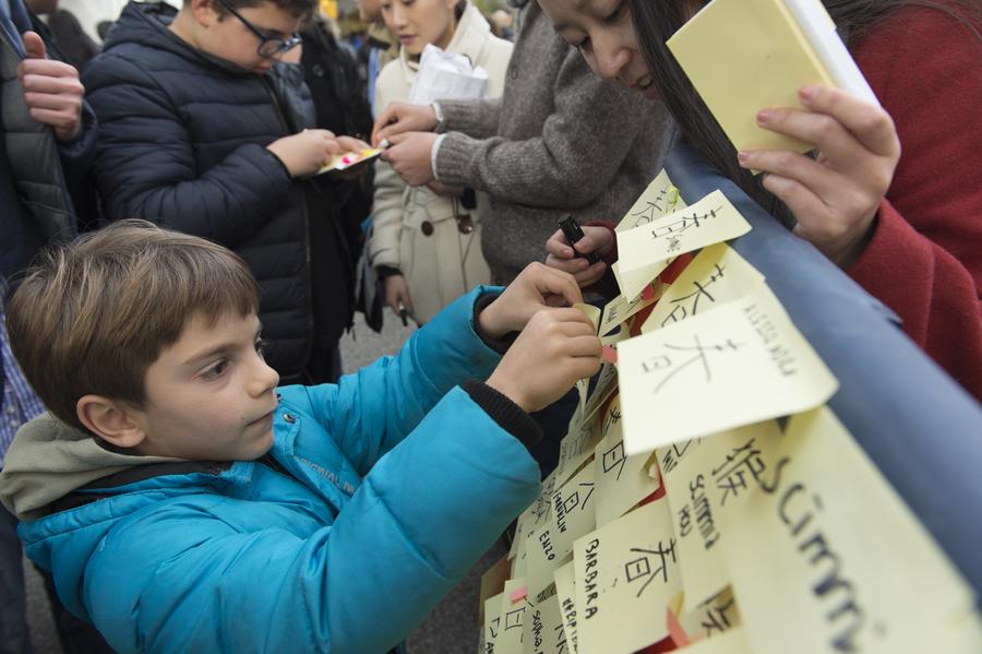 Temple fair held to mark coming Chinese New Year in Rome