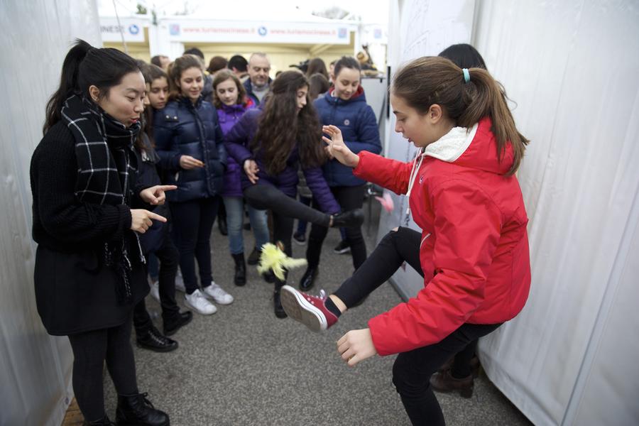 Temple fair held to mark coming Chinese New Year in Rome