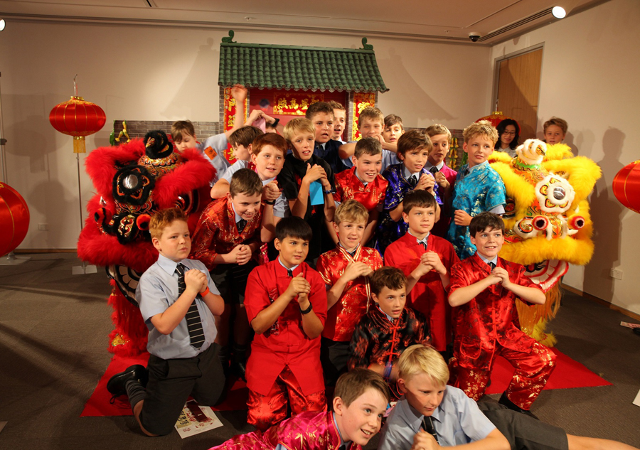 Australian school kids enjoy lunar New Year celebrations