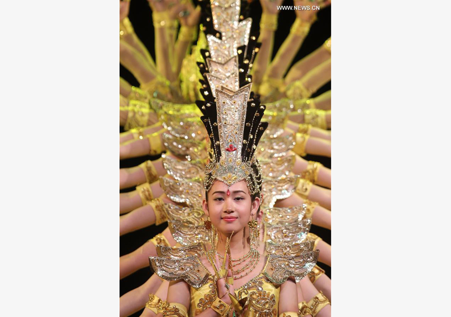 Chinese disabled artists perform to celebrate Lunar New Year in Panama