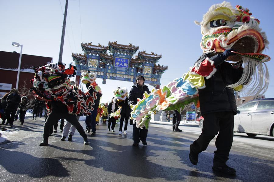 People celebrate Chinese Lunar New Year in Canada