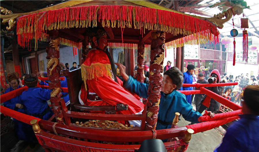 Ceremony held to welcome 'Wang Gong' in SW China