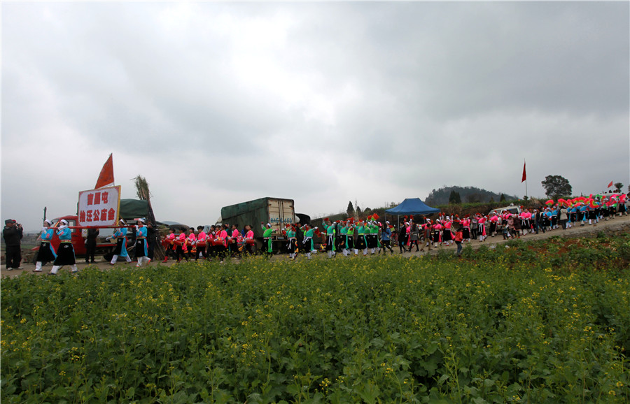 Ceremony held to welcome 'Wang Gong' in SW China