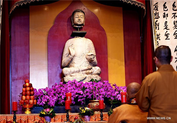 Returned Buddha Head displayed at National Museum of China