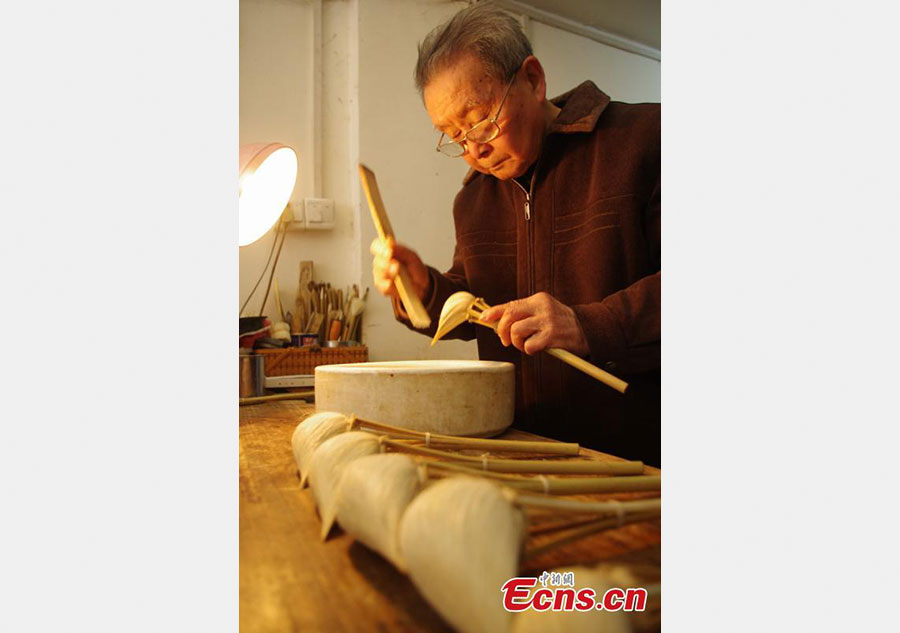 80-year-old man keeps brush making craft alive