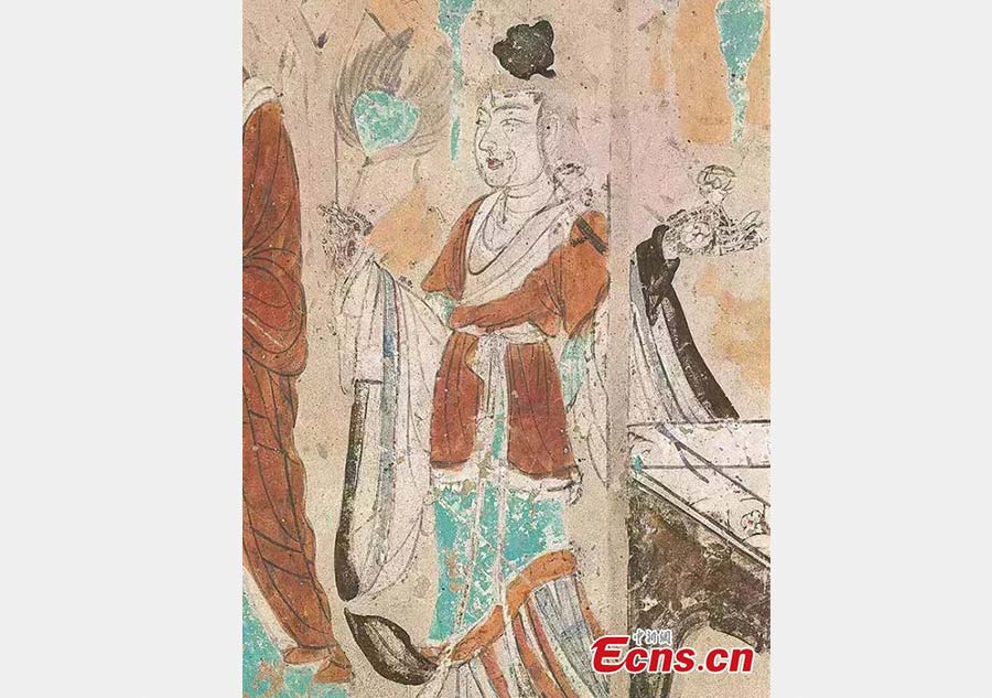 Dunhuang academy features female figures